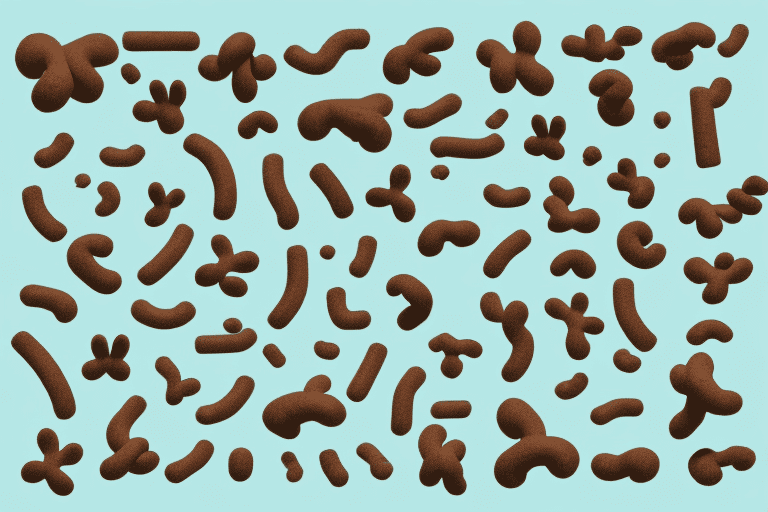 Various types of dog poop