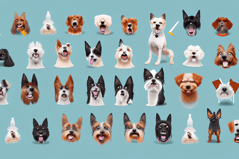 Various dog breeds showcasing different types of reactivity