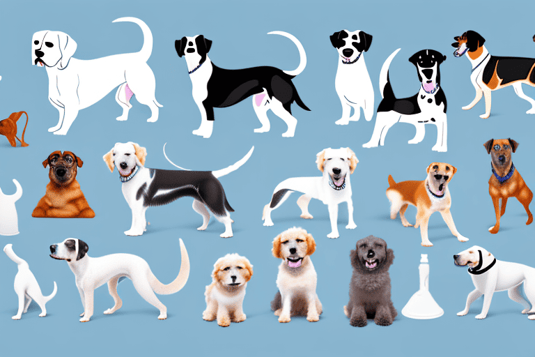 Several different dogs