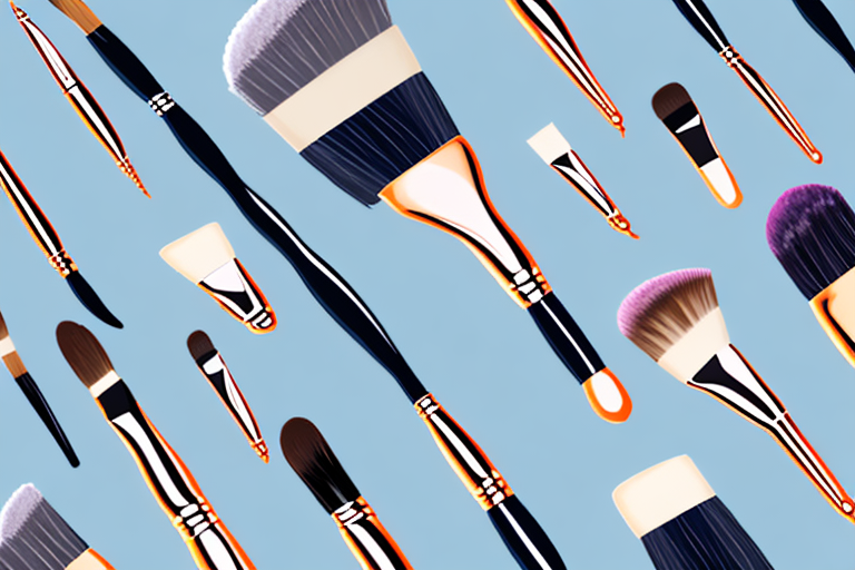 Several different types of brushes laid out