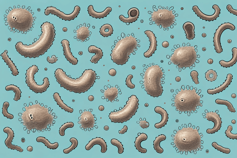 Several types of dogs with magnified details showing different types of worms resembling rice grains in their fur or near their tails