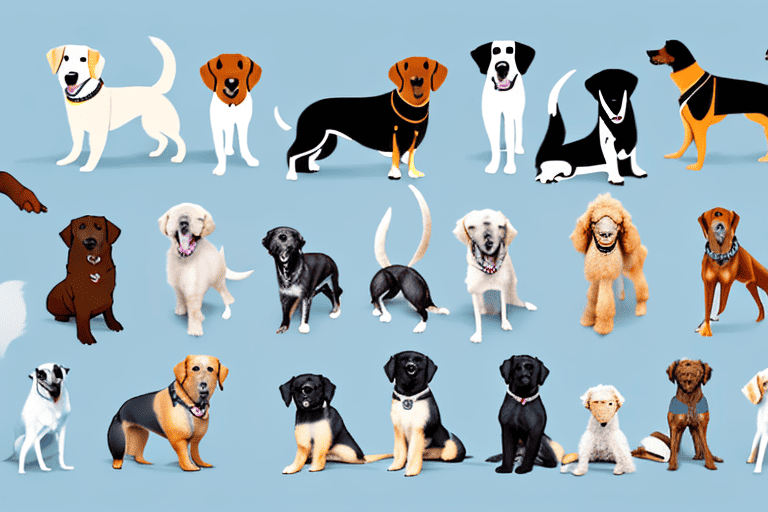 Various breeds of dogs showcasing their unique traits and personalities