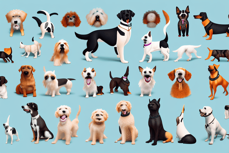 Various types of dogs