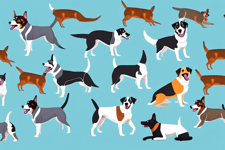 Various types of dogs