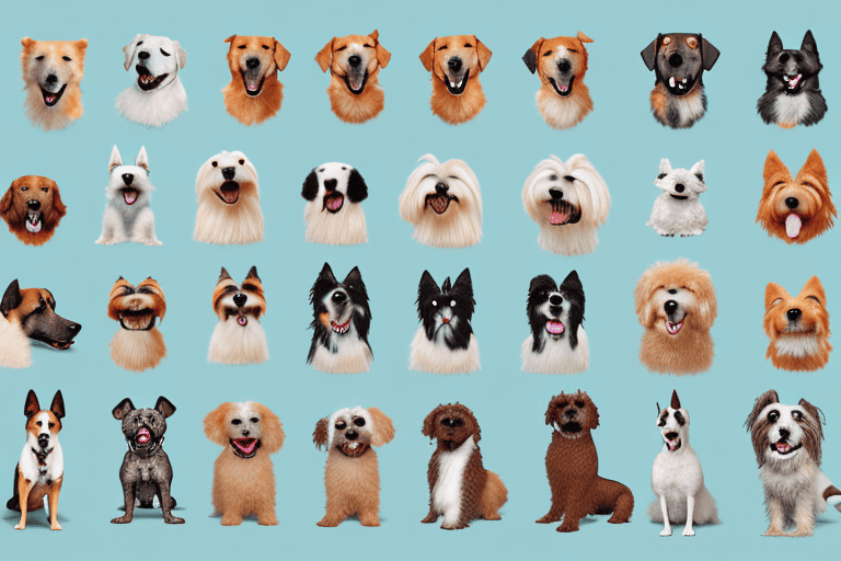 Various types of dogs