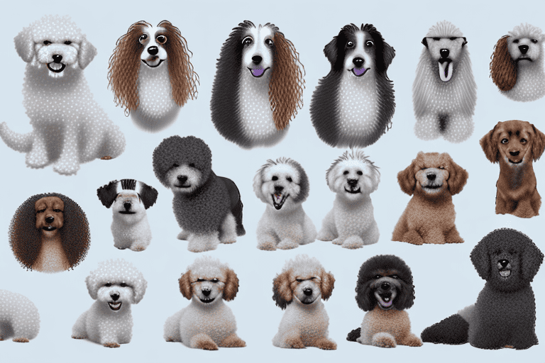 Several distinct types of dogs