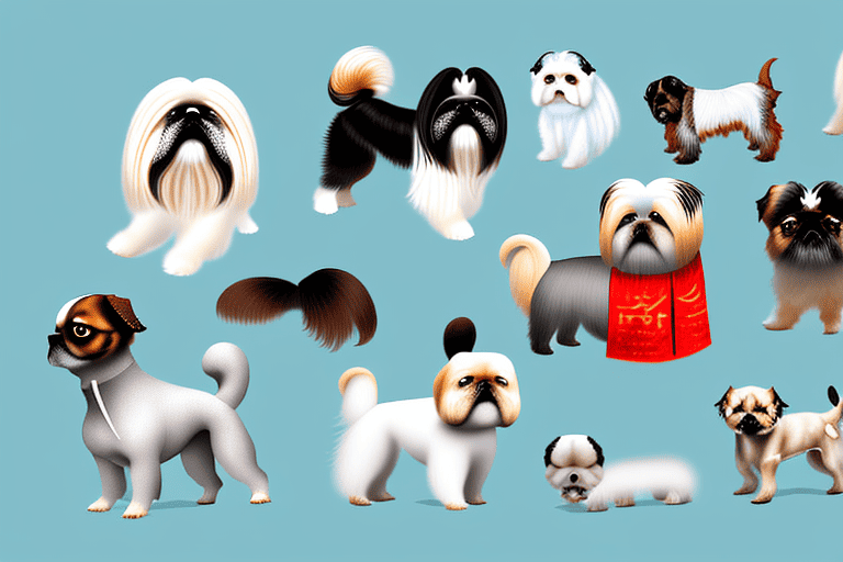 Various types of dogs that are native to china