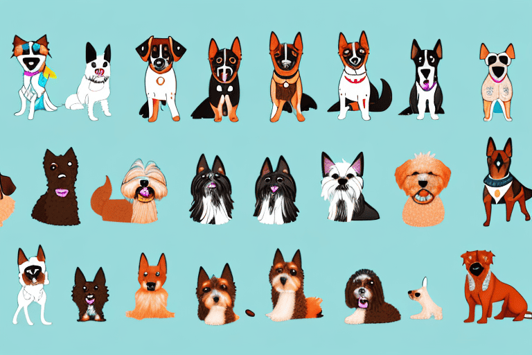 Various types of dogs