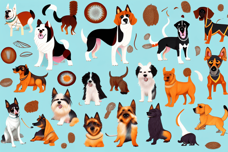 Various types of dogs native to india