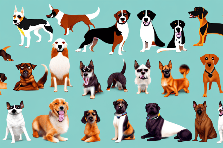 Various types of dogs native to trinidad