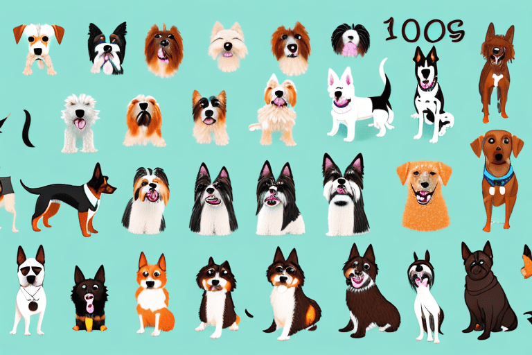 Various types of dogs commonly found in the us