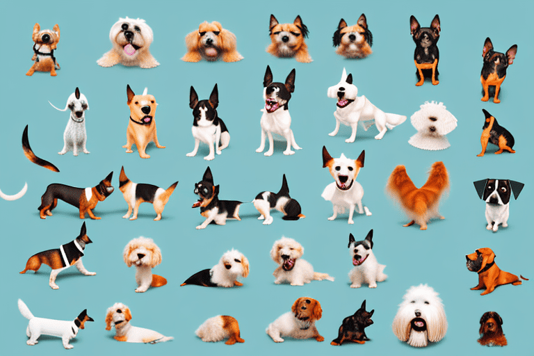 Various types of dogs