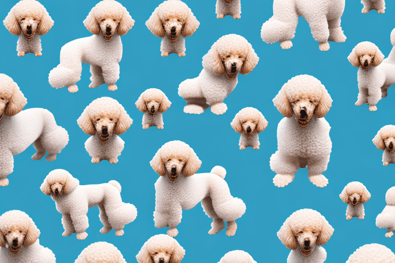 Four different types of poodles - toy