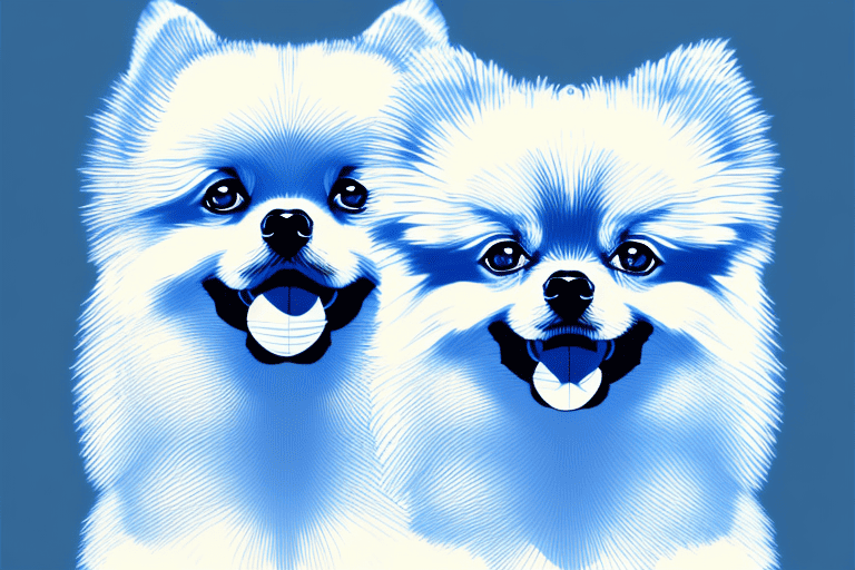 Several different pomeranian breeds