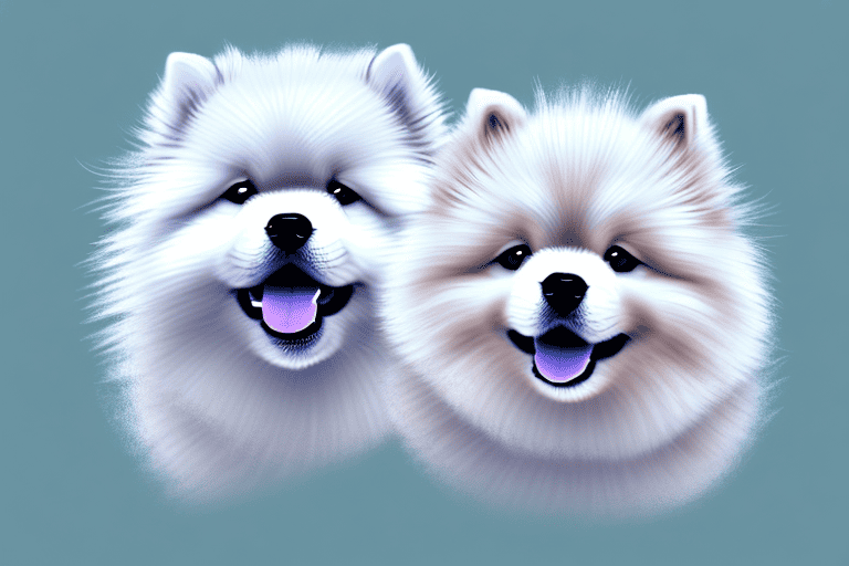 Several different types of fluffy dogs