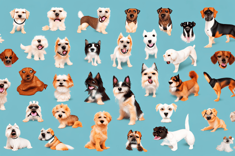 Ten different types of dogs