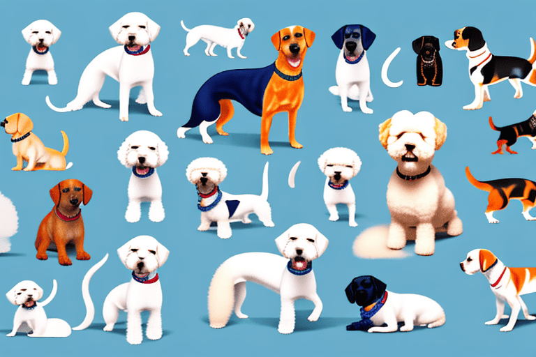 Various dog breeds