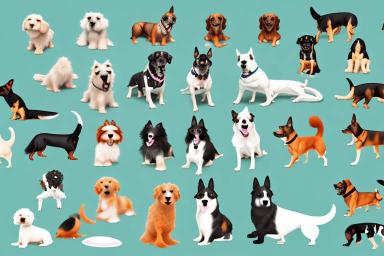 Various types of dogs