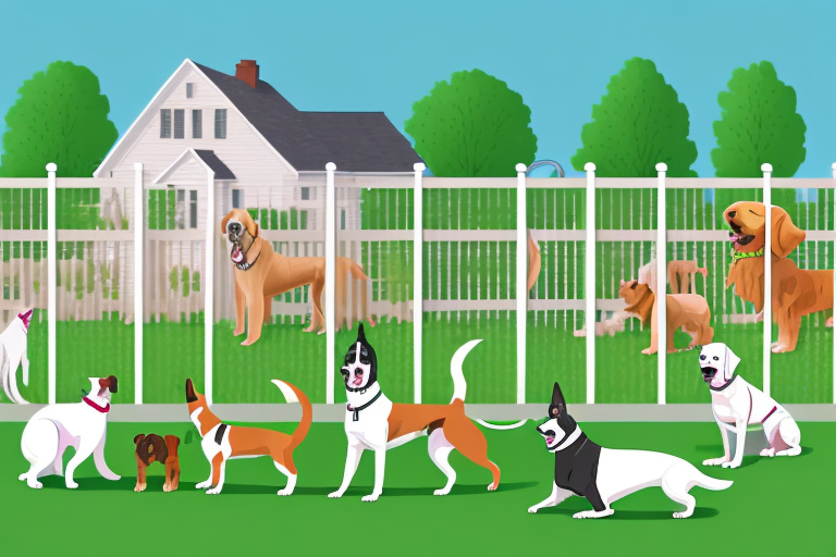 Various types of dog fences