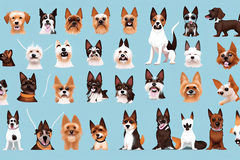 Various types of dogs