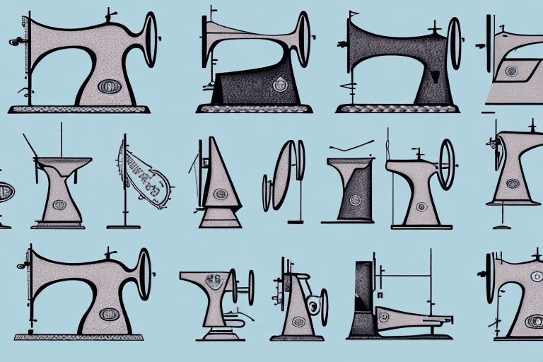 Various types of feed dogs in a sewing machine