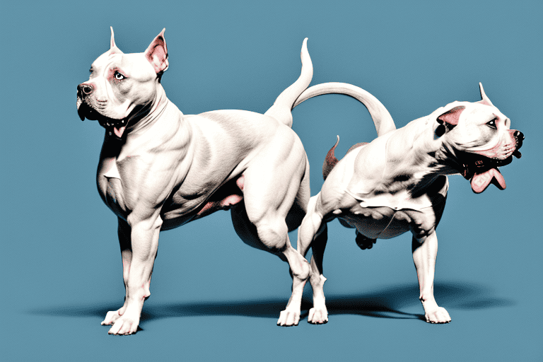 Various breeds of dogs known for their strength and agility