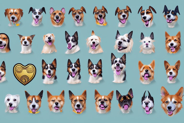 Several types of dogs in different poses