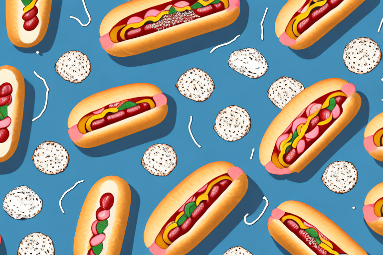 Several different types of hot dog rolls