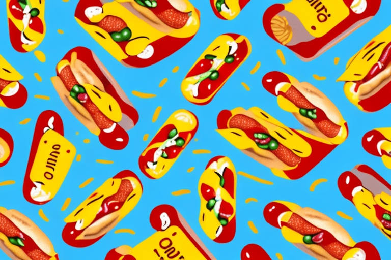 A variety of hot dogs each topped with different ingredients like mustard