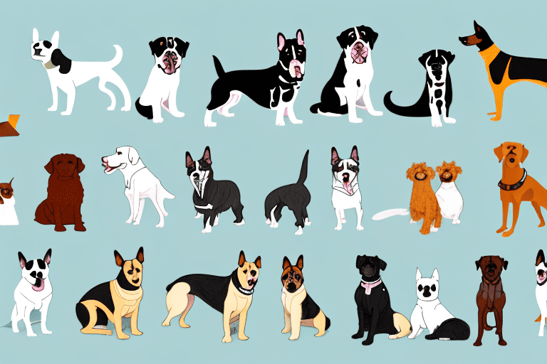 Various types of dogs