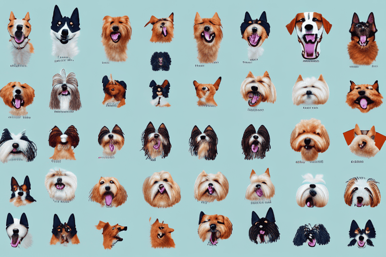 Various types of dogs