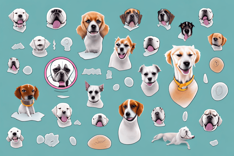 Several different dogs