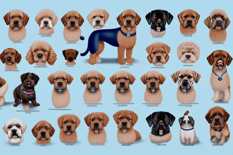 A variety of pedigree dogs