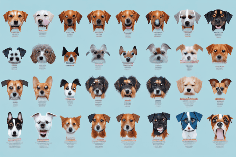 A variety of distinct dog breeds