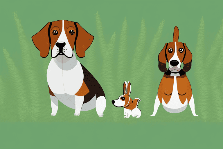 Various dog breeds known for rabbit hunting