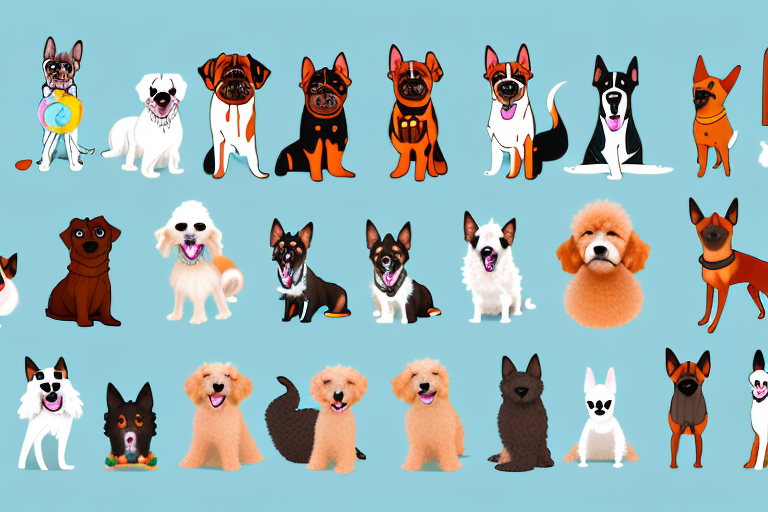 Various types of dogs