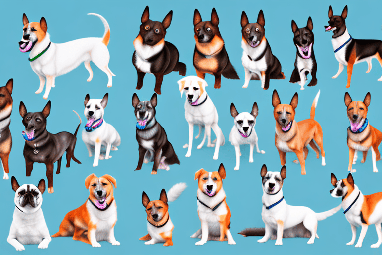 Several distinct types of sheppard dogs in various poses