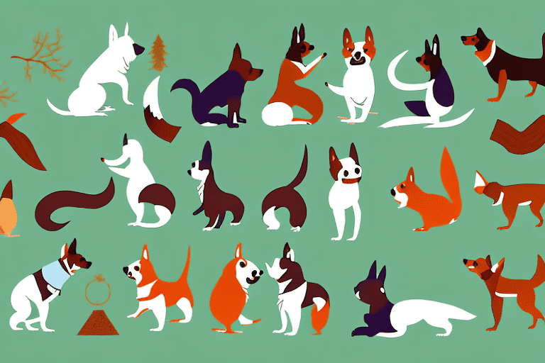 Various types of dogs