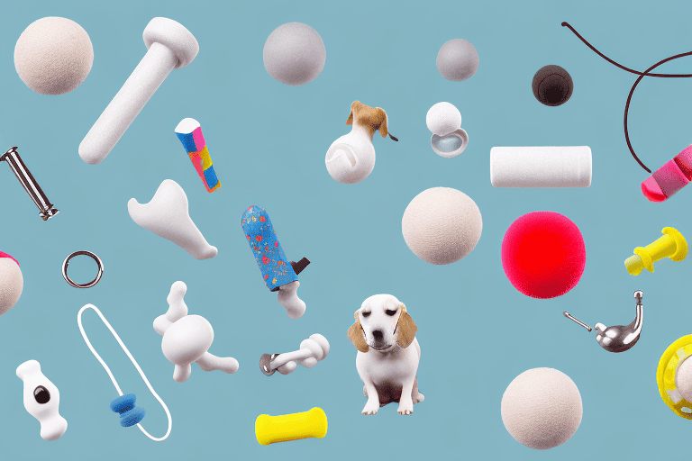 Various dog toys