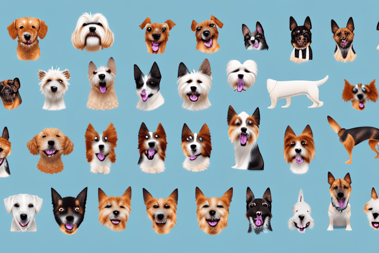 Various types of dogs