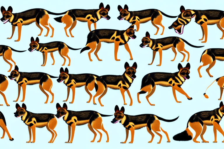 Various types of wild dogs from around the world