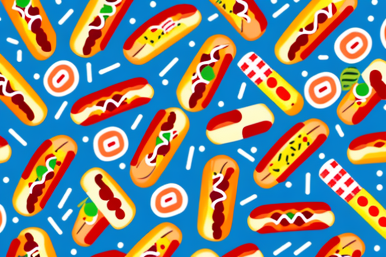 Various types of hot dogs