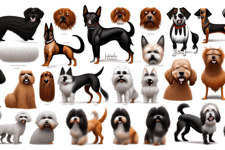 Various unique dog breeds from around the world