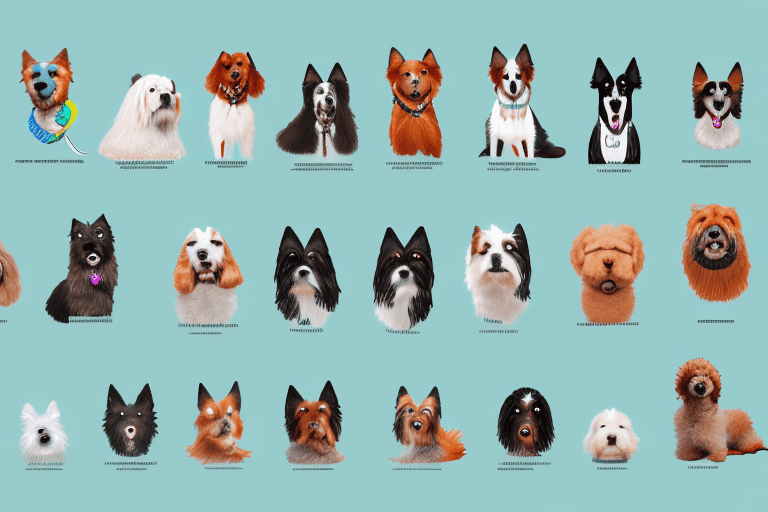 Various distinct dog breeds