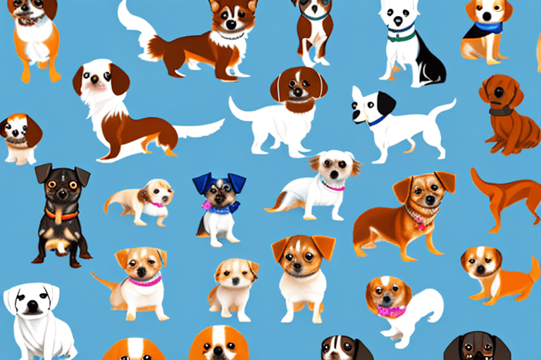 Several different types of small dog breeds