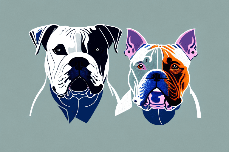 Several distinct breeds of bully dogs