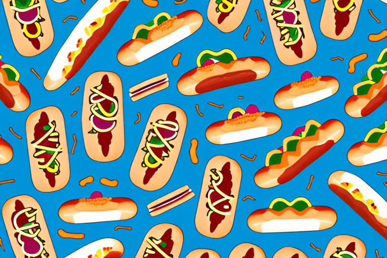 Various types of hot dogs