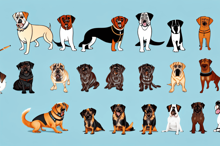 Various dog breeds showcasing different personalities and characteristics