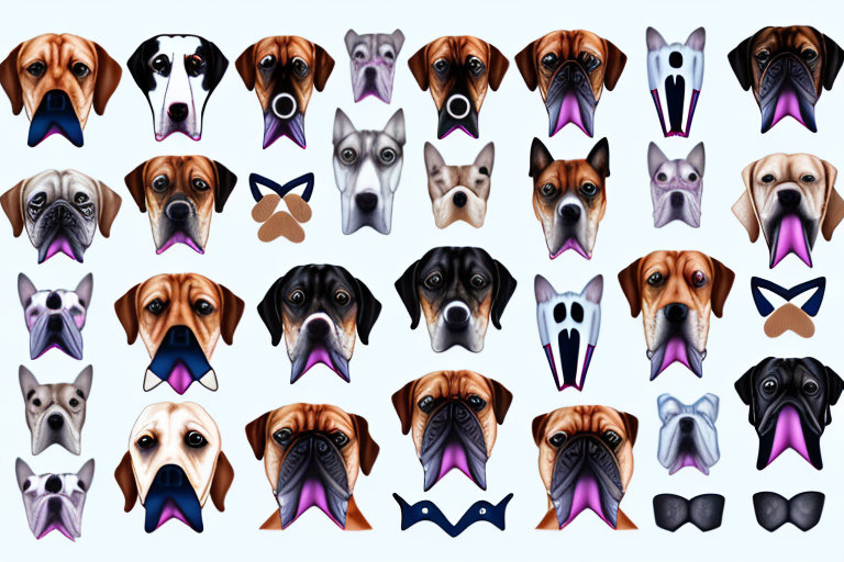 A variety of different types of muzzles