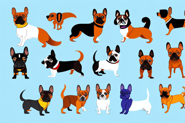 A variety of small dog breeds